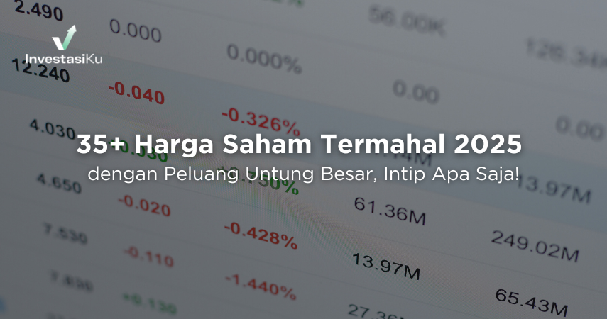 Yuk, Intip Apa Saja 35+ Harga Saham Termahal 2025 dengan Peluang Untung Besar!